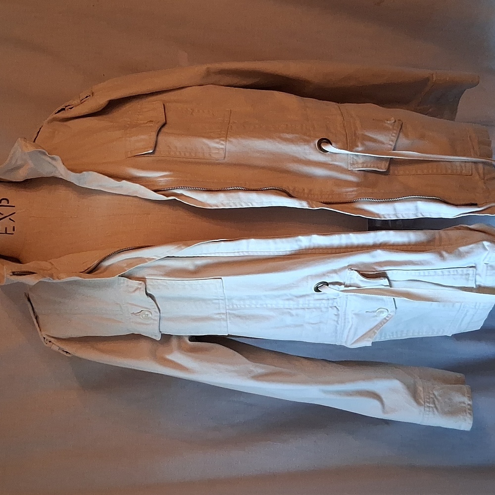 Old Navy White Utility Jacket-sz XXL